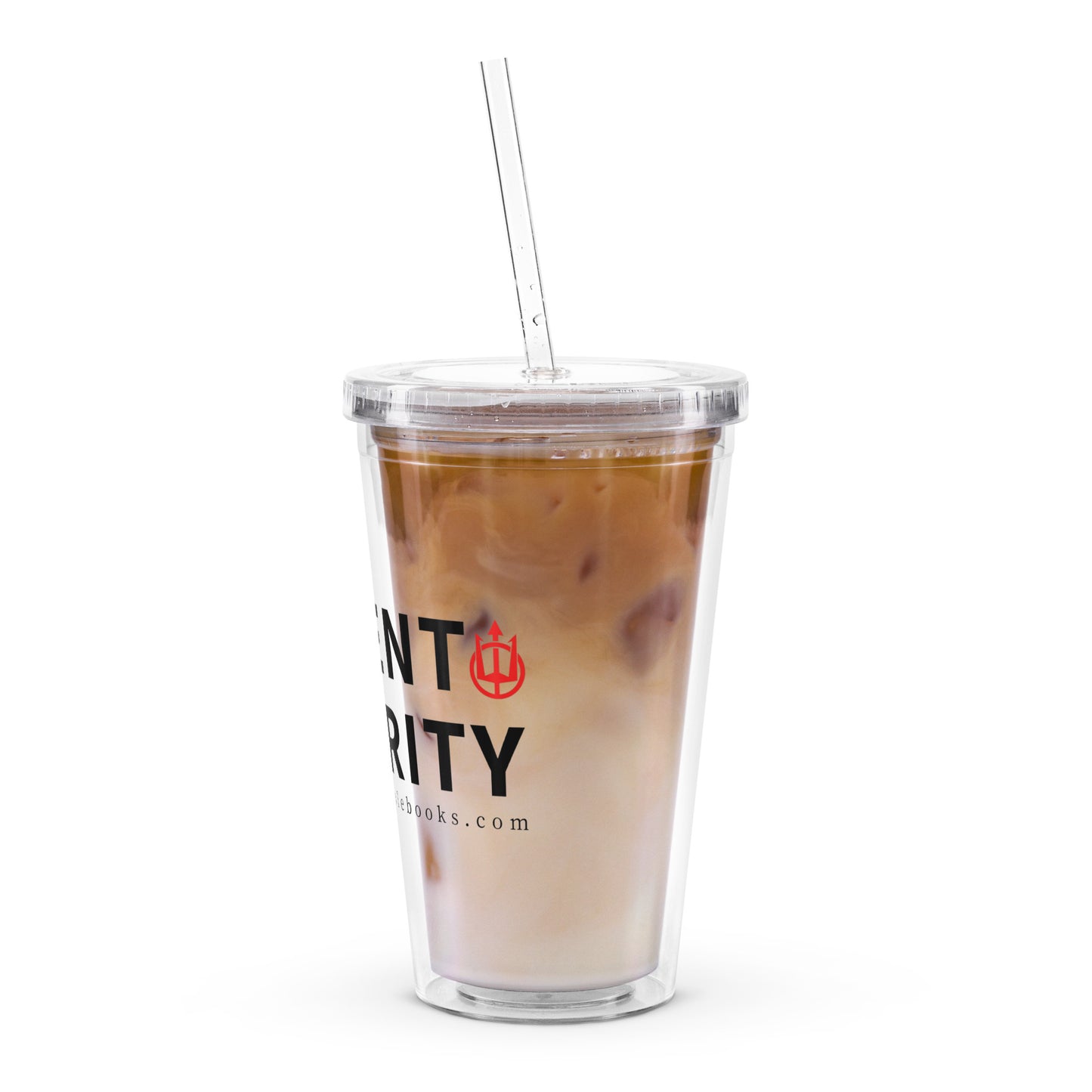 Trident Security: Clear plastic tumbler